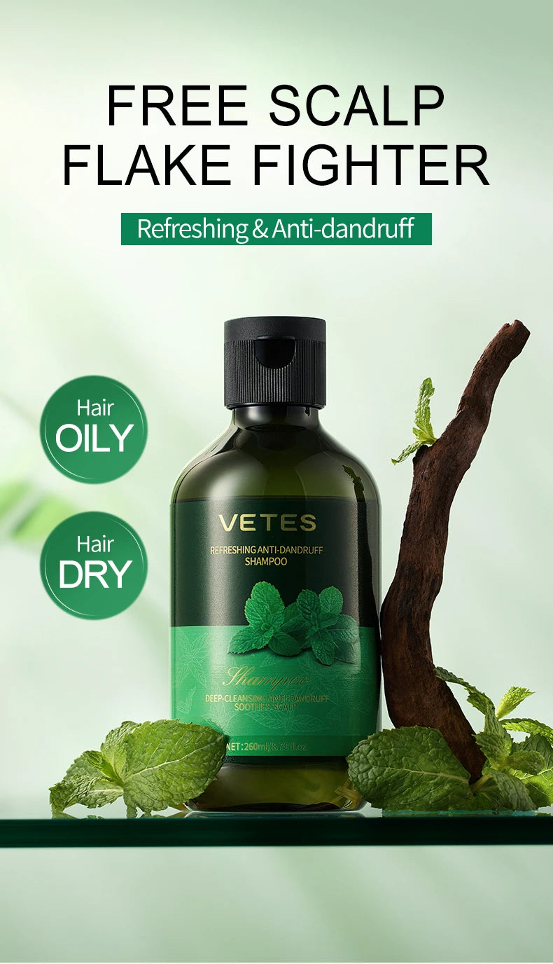 VETES Oil Balancing Shampoo & Body Wash Set