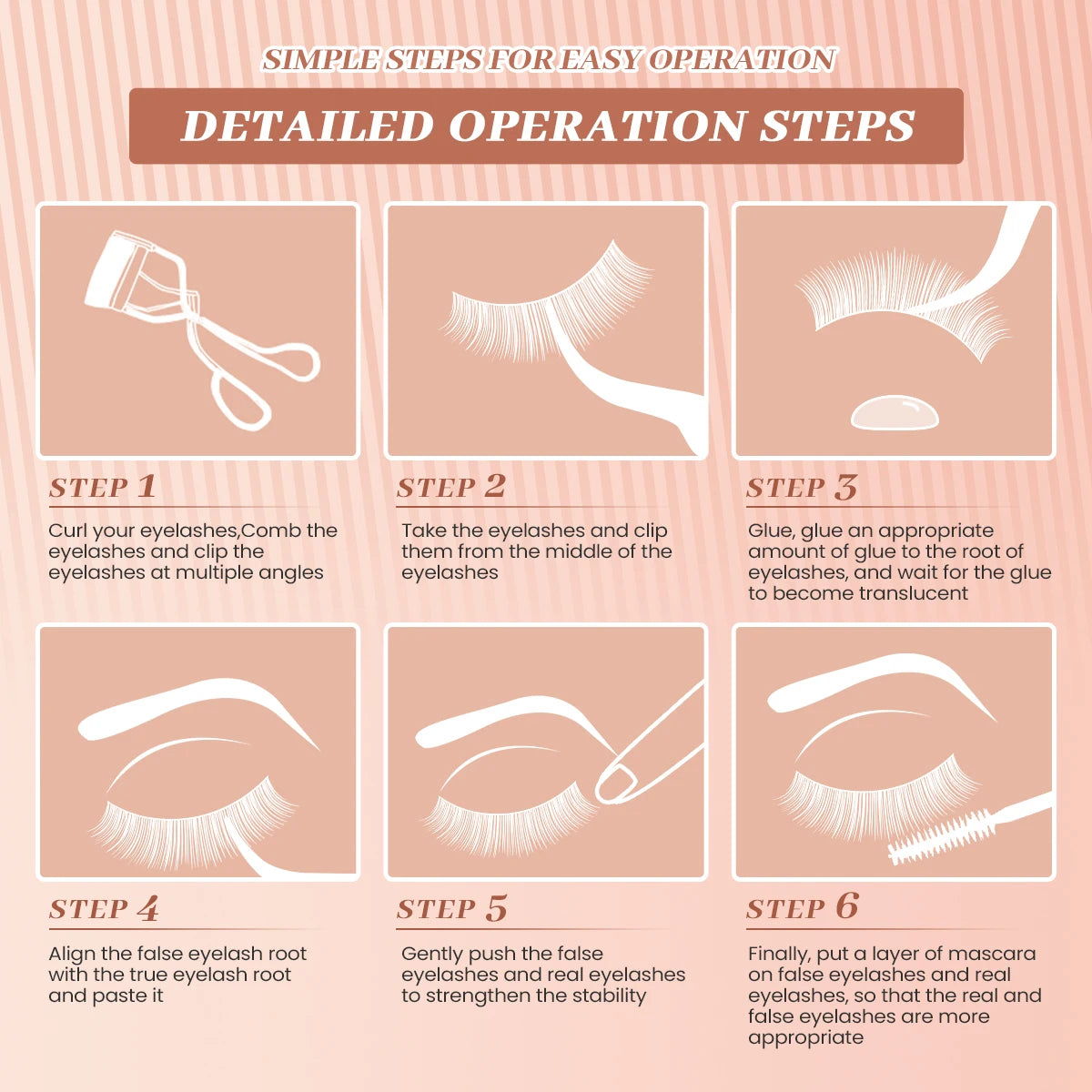 IMAGIC 3D Faux Mink Lashes – 5 Paia
