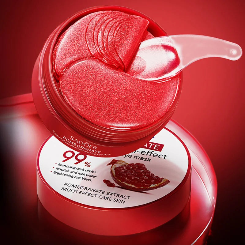 SADOER Patch Occhi Collagene al Melograno Rosso