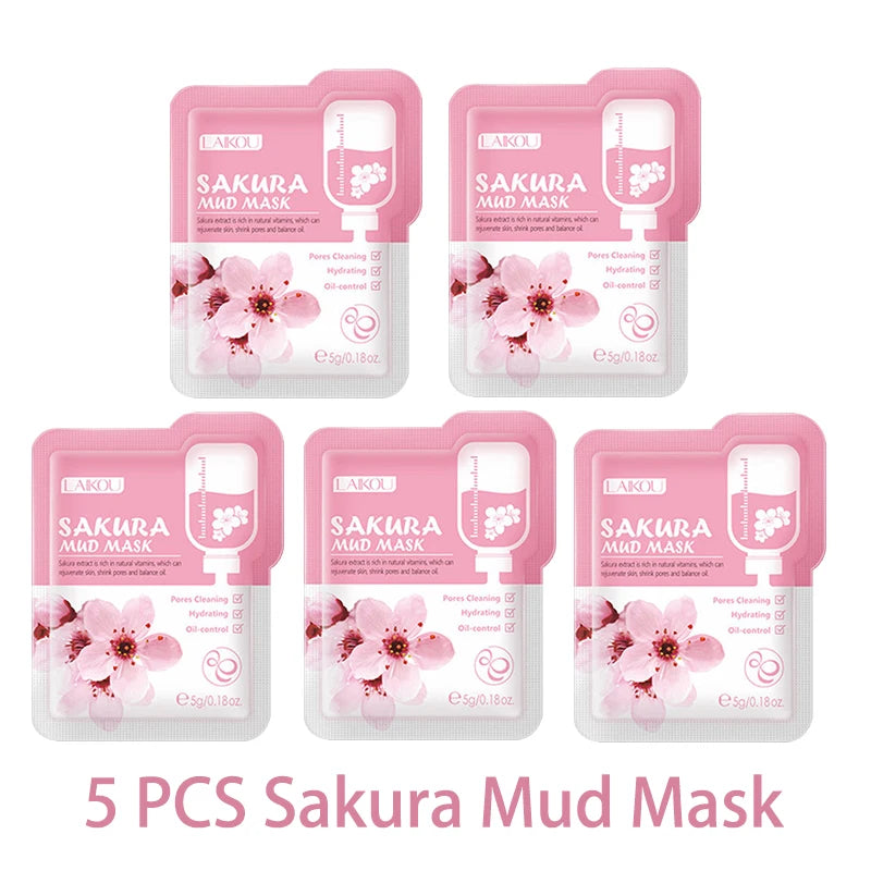 LAIKOU 5pcs Mud Mask Set