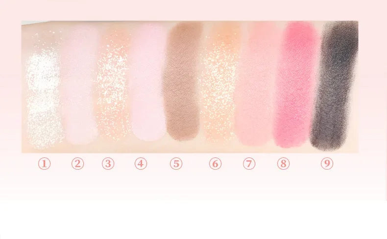 Xixi Graffiti Diary Nine-Color Eye Shadow Palette (3 varianti)