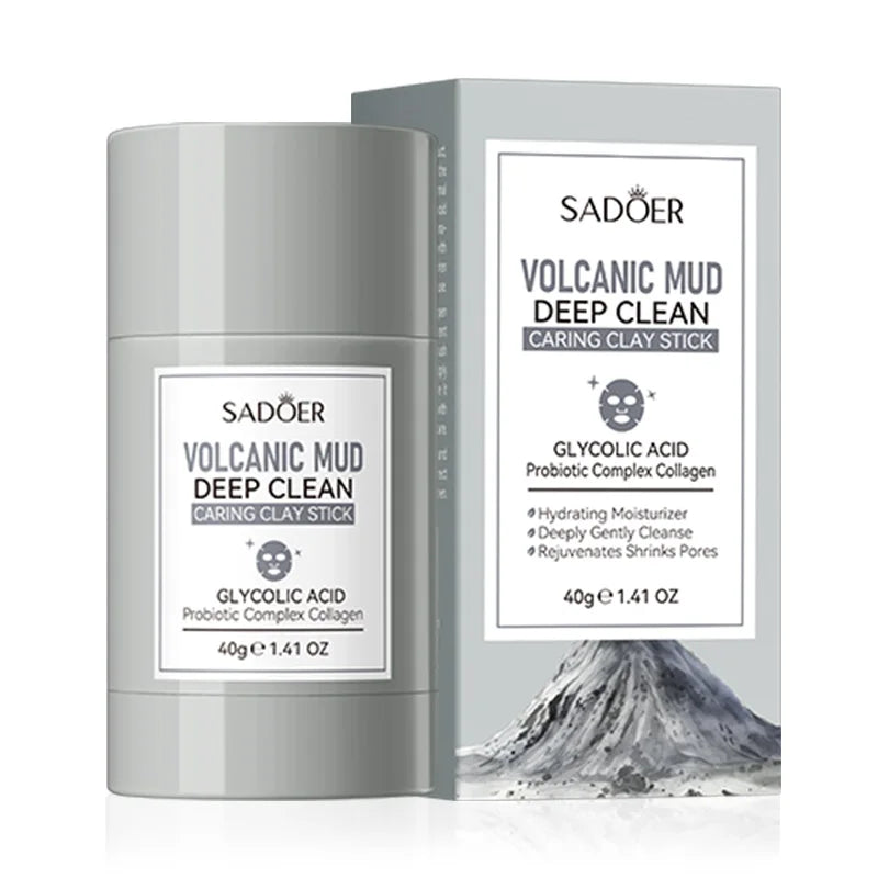 SADOER Volcanic Mud Stick Mask – Maschera Viso all’Argilla Vulcanica