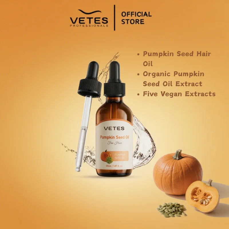 VETES Hair Repair & Balance Set – Shampoo (260ml) + Pumpkin Essence (55ml)