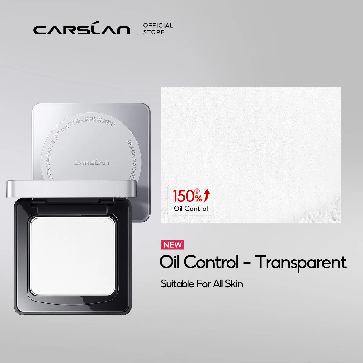 CARSLAN Stay Matte Pressed Powder – Cipria Compatta Opacizzante