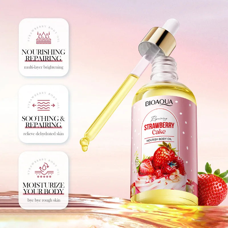 BIOAQUA Strawberry Cake Body Oil