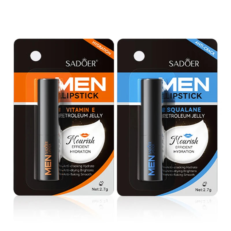 SADOER Men’s Lip Balm – Balsamo Labbra Idratante e Riparatore