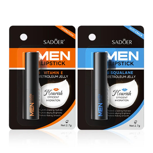 SADOER Men’s Lip Balm – Balsamo Labbra Idratante e Riparatore
