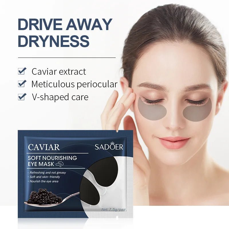 SADOER Crystal Collagen Eye Mask – Maschere Contorno Occhi Idratanti e Anti-Occhiaie (5/10/20 coppie)