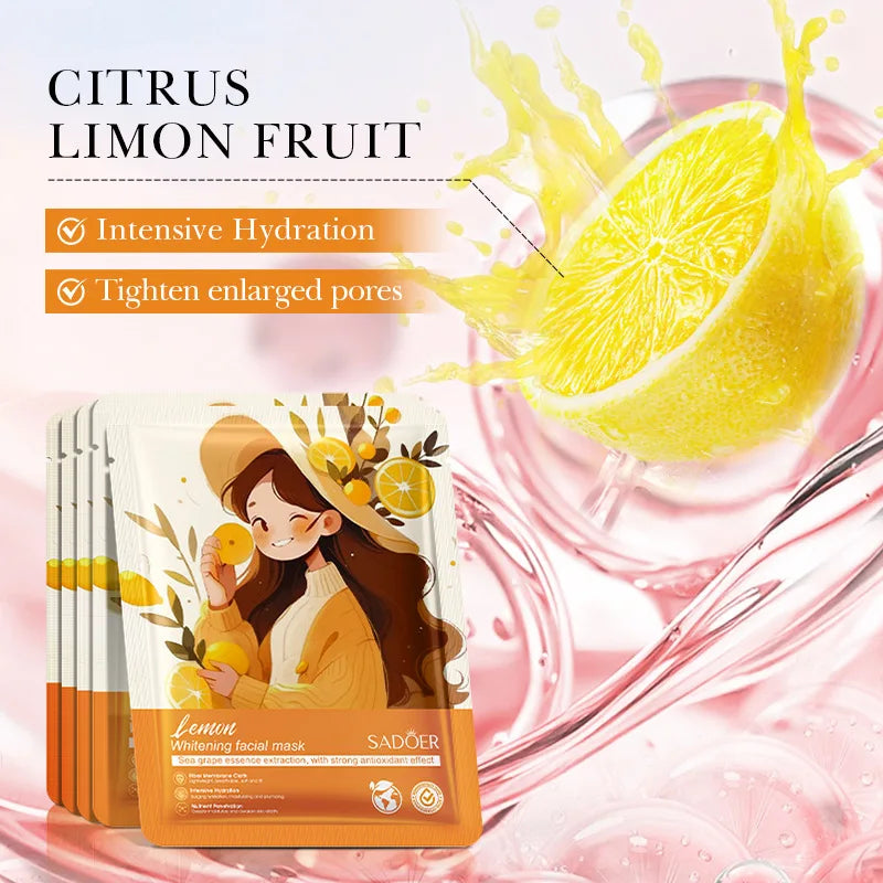 SADOER Fruits Facial Masks 10pz