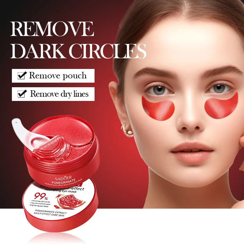 SADOER Patch Occhi Collagene al Melograno Rosso