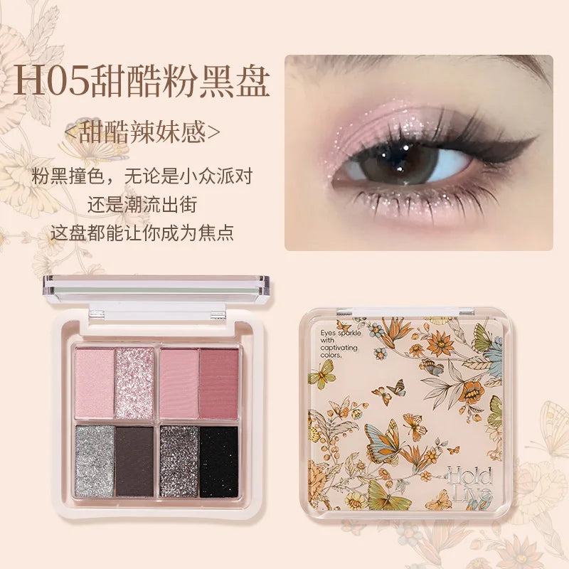 HOLD LIVE – 8 Color Eyeshadow Palette “Butterfly Garden”