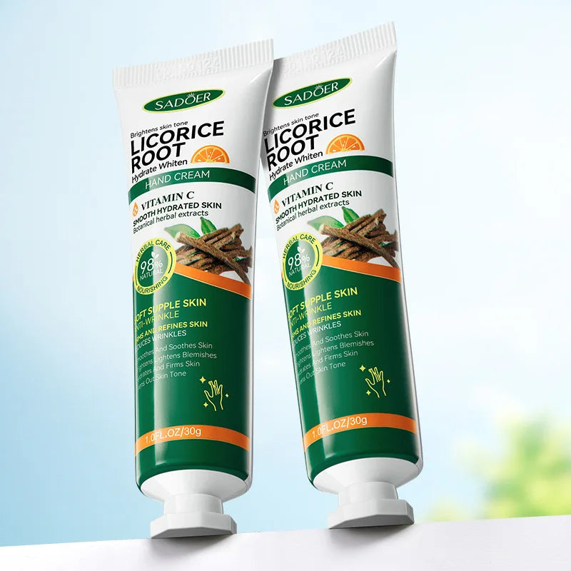 SADOER Crema Mani alla Vitamina C e Liquirizia 50g