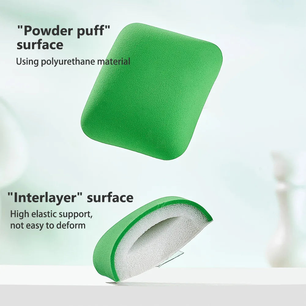 GECOMO Marshmallow Powder Puff with Hanging Storage Box