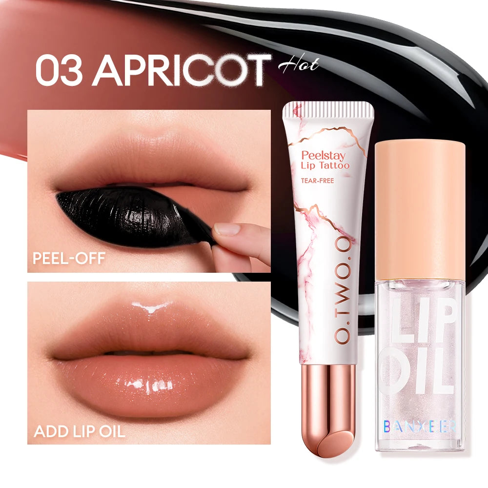 O.TWO.O Banxeer Lip Stain Lip Tattoo Peel-Off 2pz