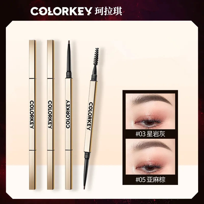Colorkey Double-Ended Eyebrow Pencil – Waterproof & Long-Lasting