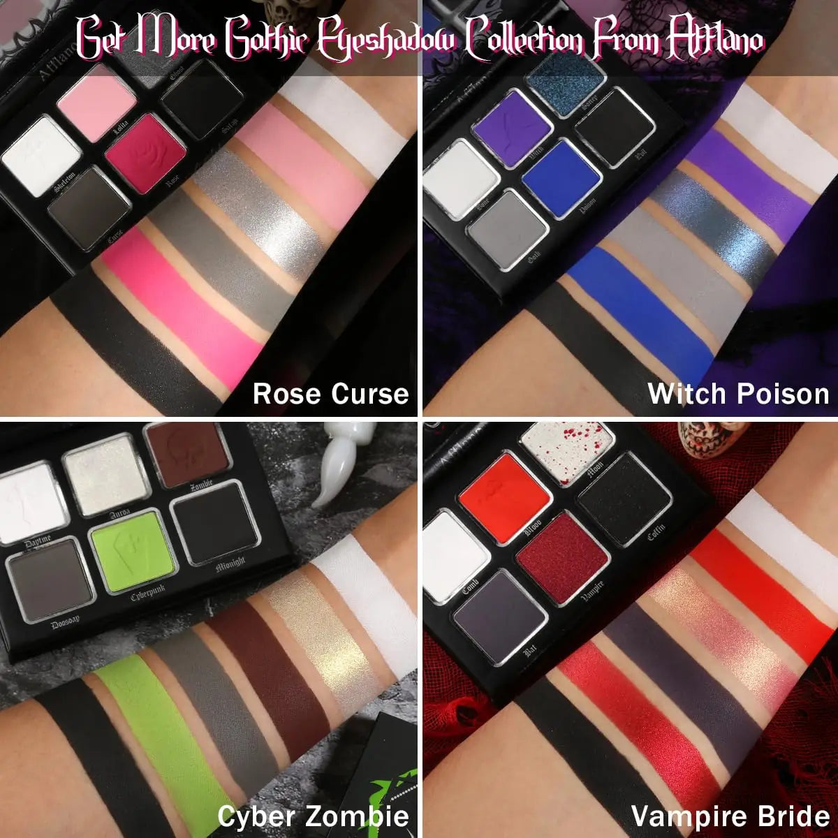 Afflano Halloween Gothic Makeup Palette