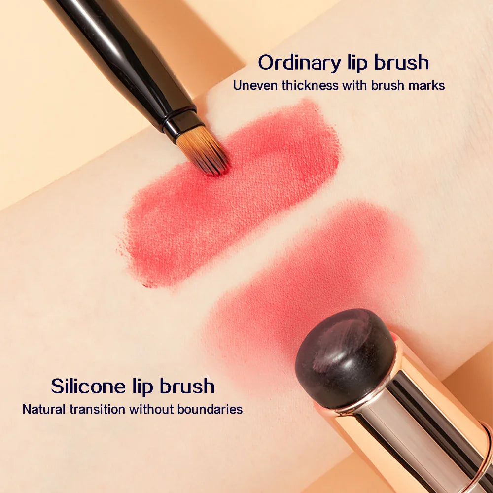 GECOMO Silicone Mini Round Head Lip Brush