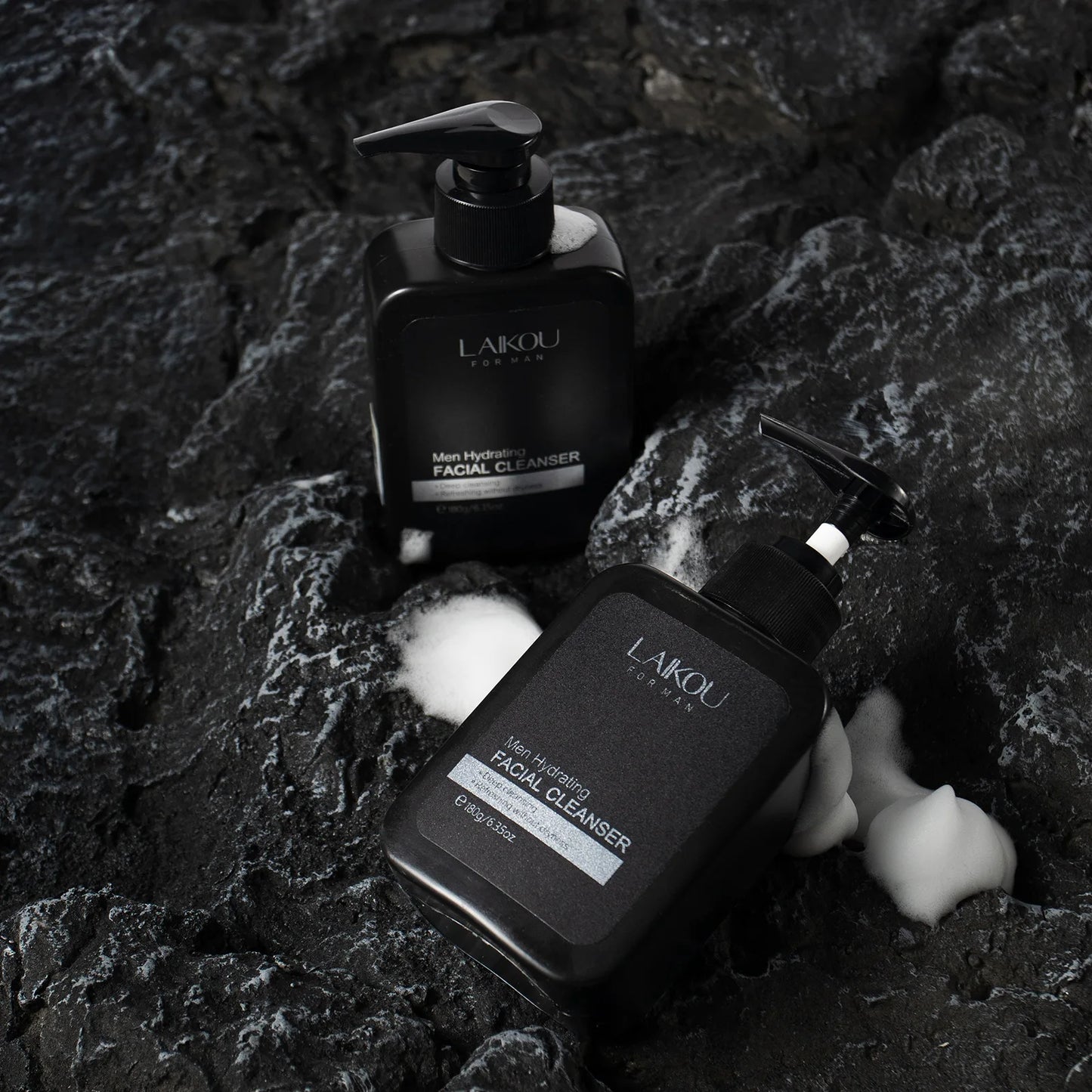 LAIKOU Men’s Moisturizing Cleanser – Detergente Viso Idratante e Purificante