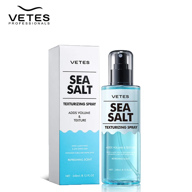 VETES Dry Hair Spray 240ml – Effetto Mare e Beach Waves