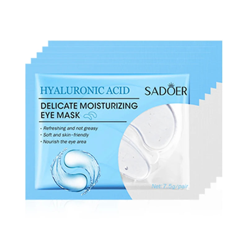 SADOER Crystal Collagen Eye Mask – Maschere Contorno Occhi Idratanti e Anti-Occhiaie (5/10/20 coppie)