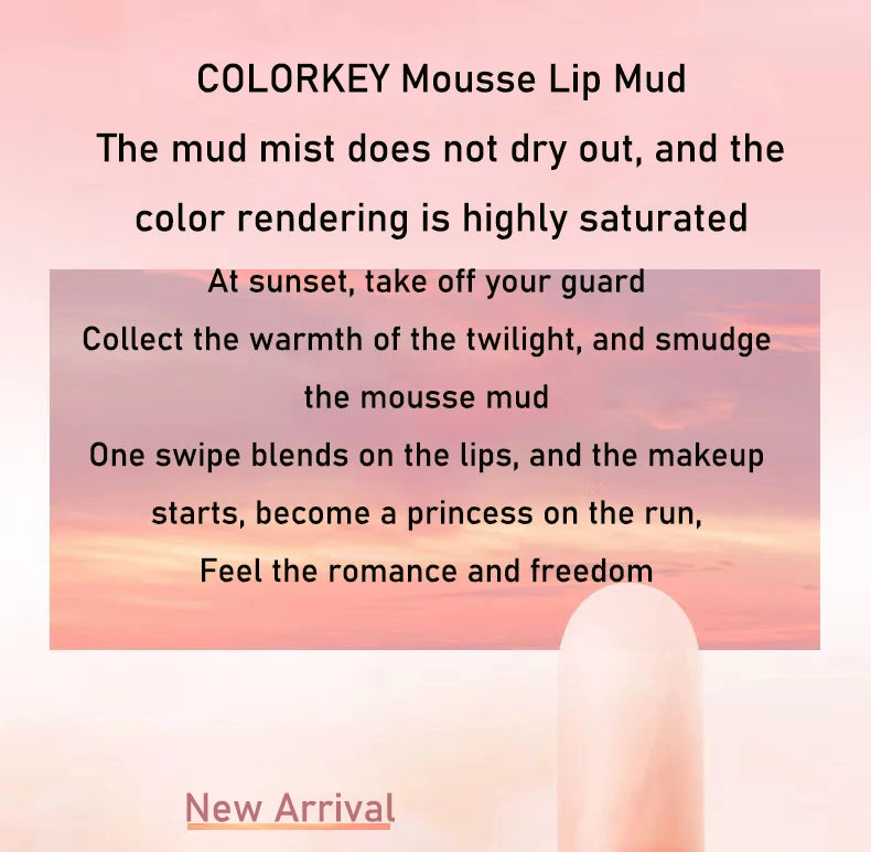 Colorkey Liquid Lipstick Velvet Matte Lip Mud