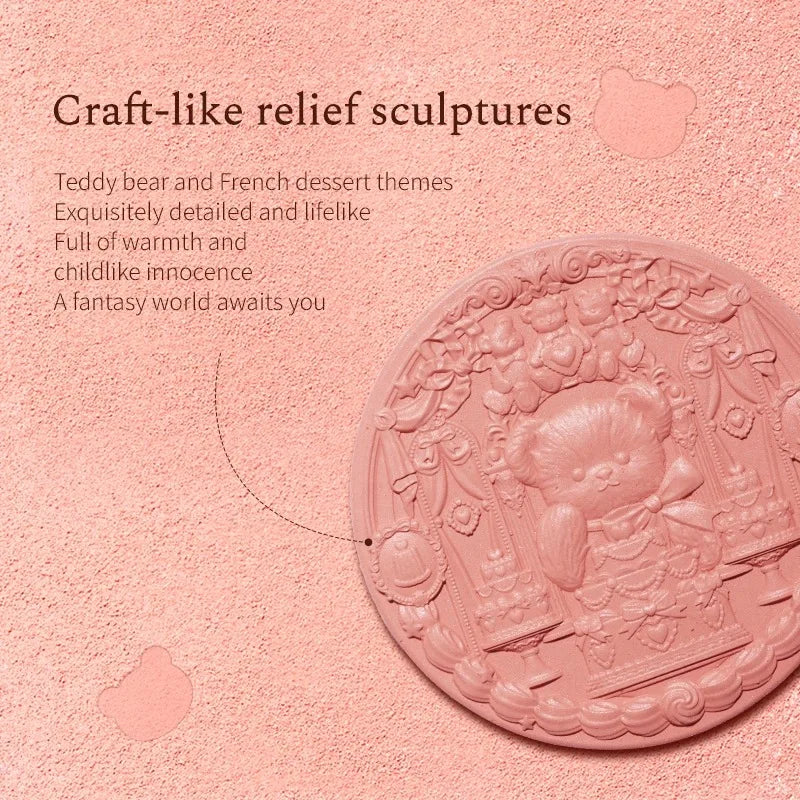Flower Knows The Sweetie Bear Silk Satin Blush