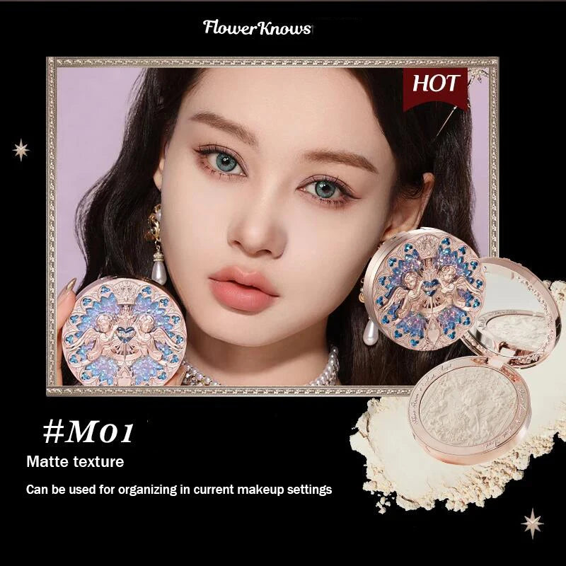 Flower Knows Little Angel Collection Relief Highlighter & Setting Powder 8g