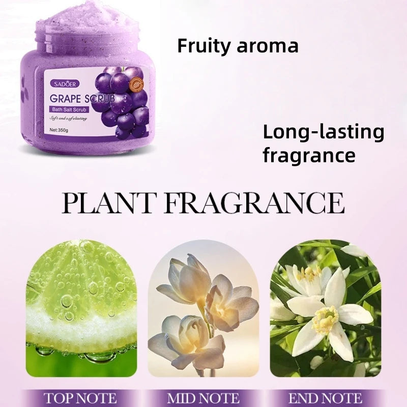 SADOER Grape Bath Salt Scrub 350g