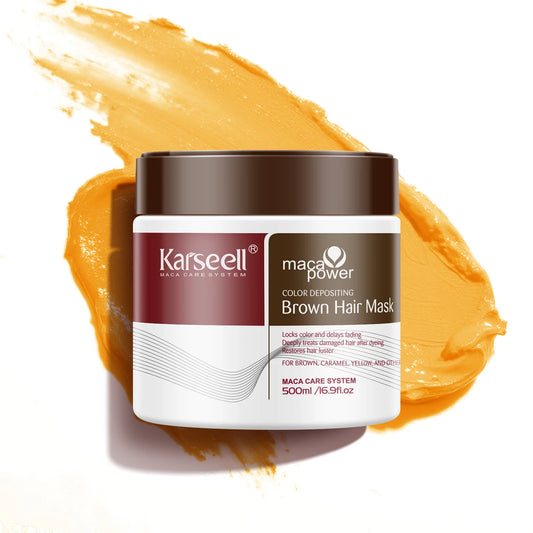 Karseell Color Depositing Brown Hair Mask 500ml