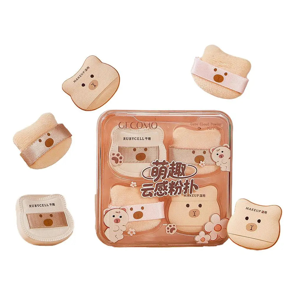 GECOMO Powder Puff Set – Wet & Dry Use