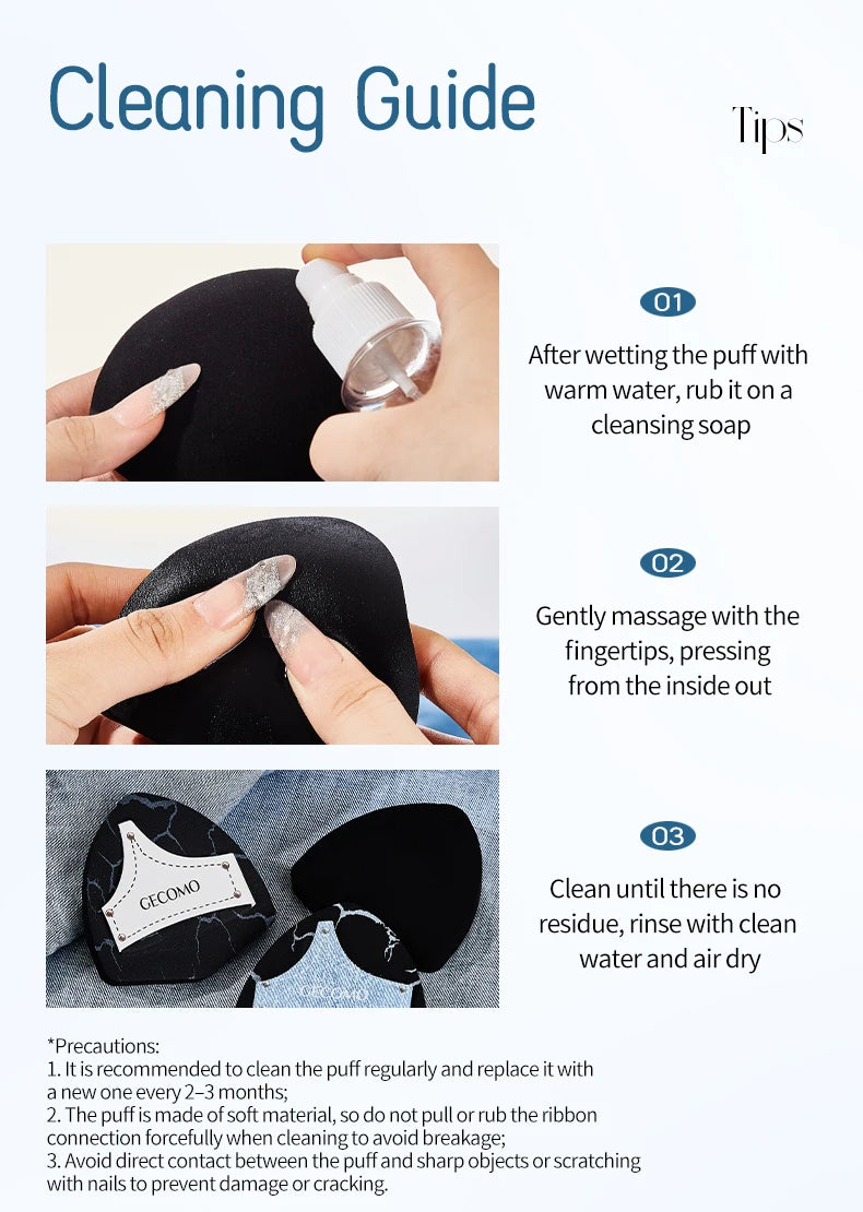 GECOMO Slipper Makeup Puff