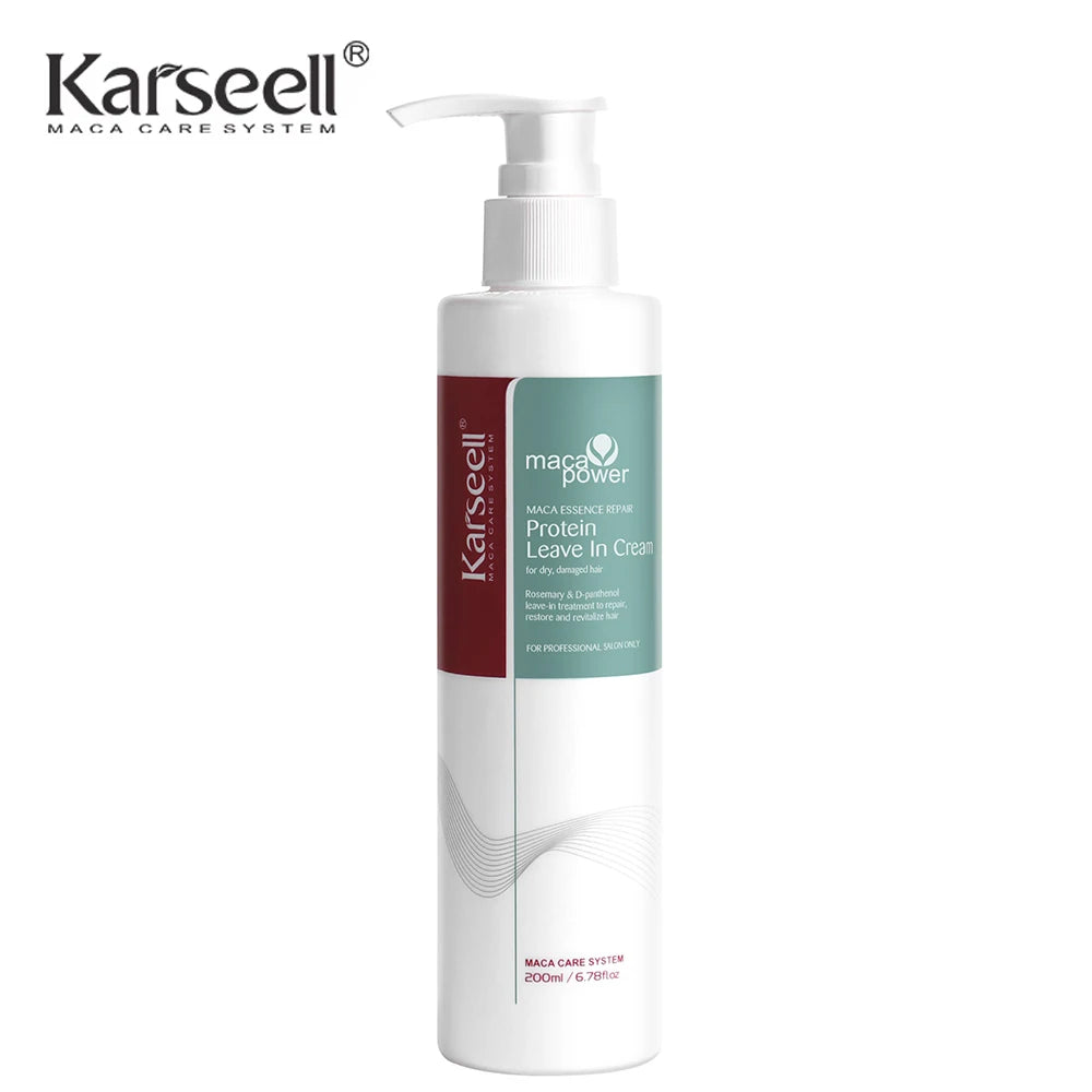 Karseell Leave-In Conditioner Repair Protein Cream – Balsamo Riparatore Senza Risciacquo 200ml