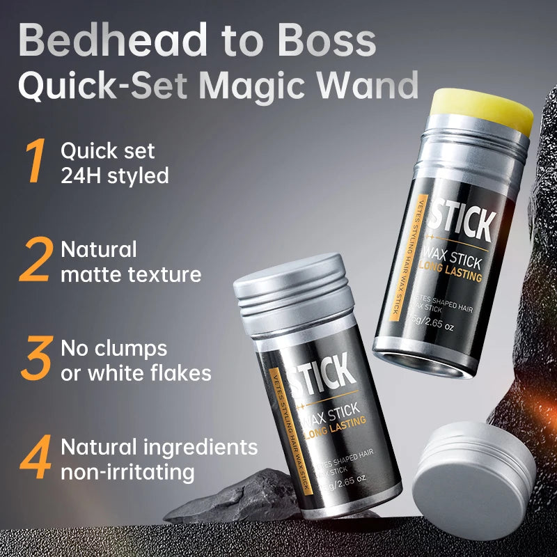 VETES Hair Wax Stick (75g) – Controllo e Definizione