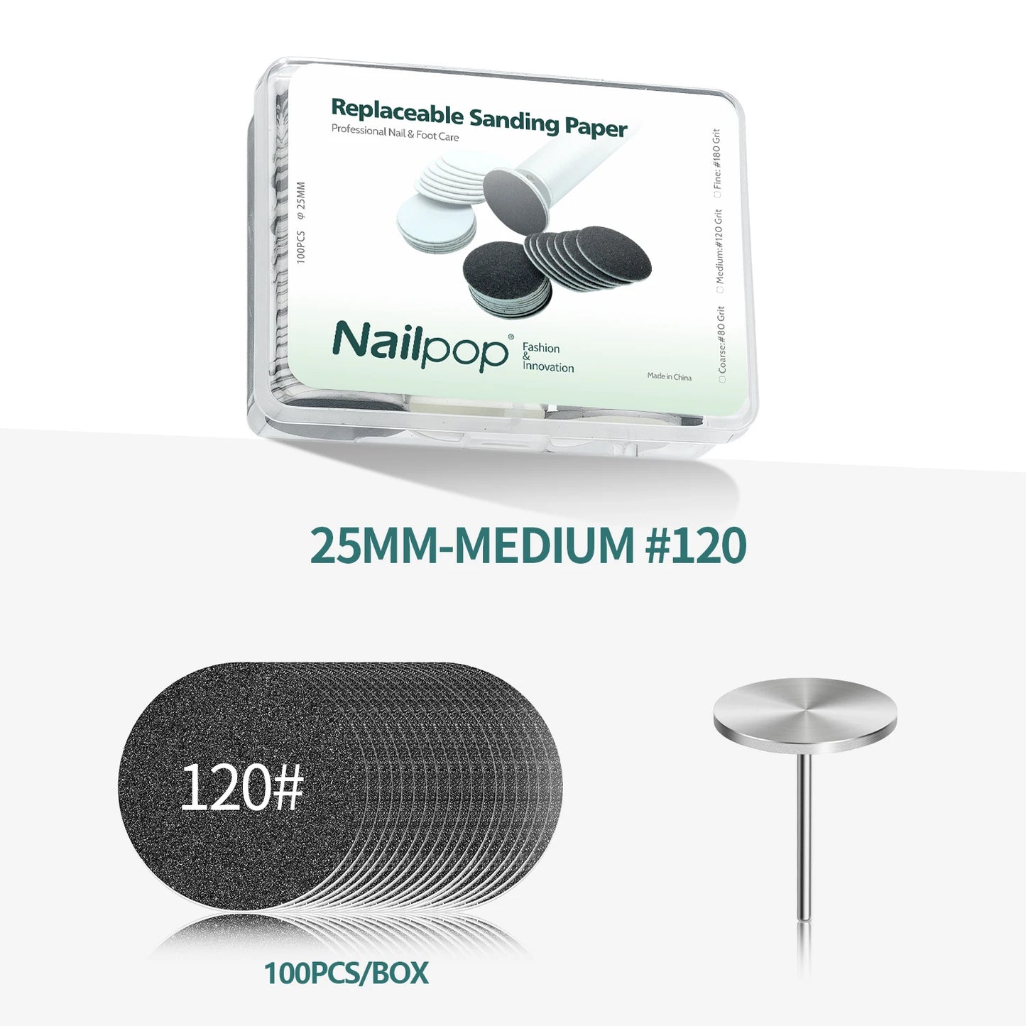 Nailpop Dischetti Abrasivi per Pedicure