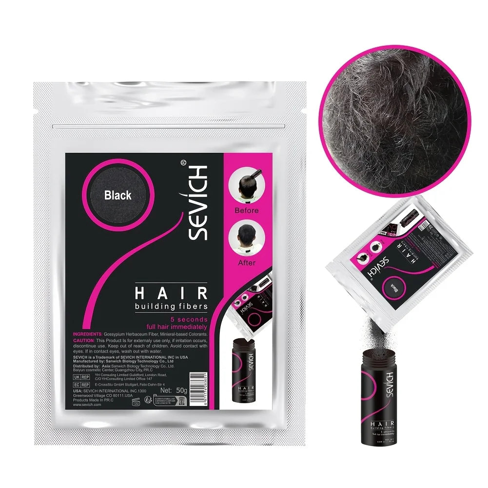 Sevich 5-in-1 Hair Fiber Set – Kit Fibre per Capelli Più Folti