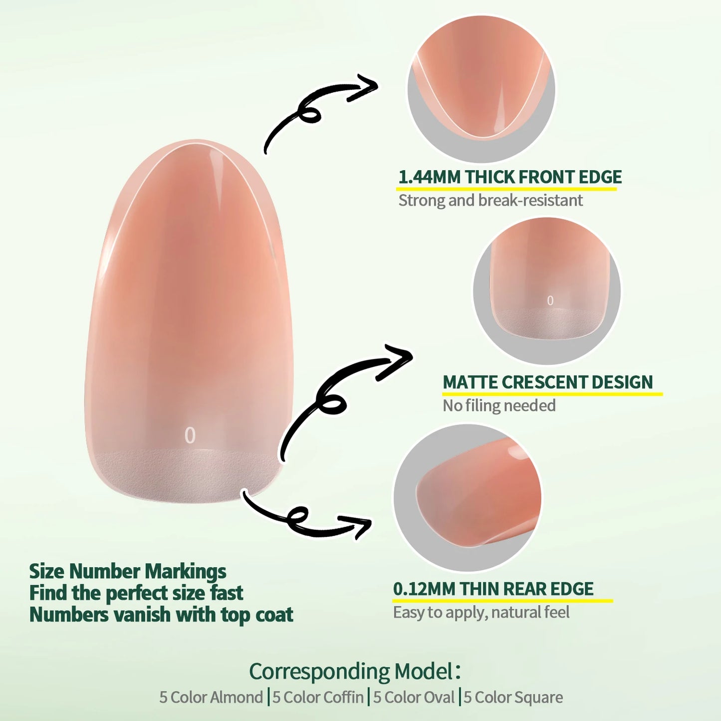 Nailpop Ultra Fit Nude Press On Nails