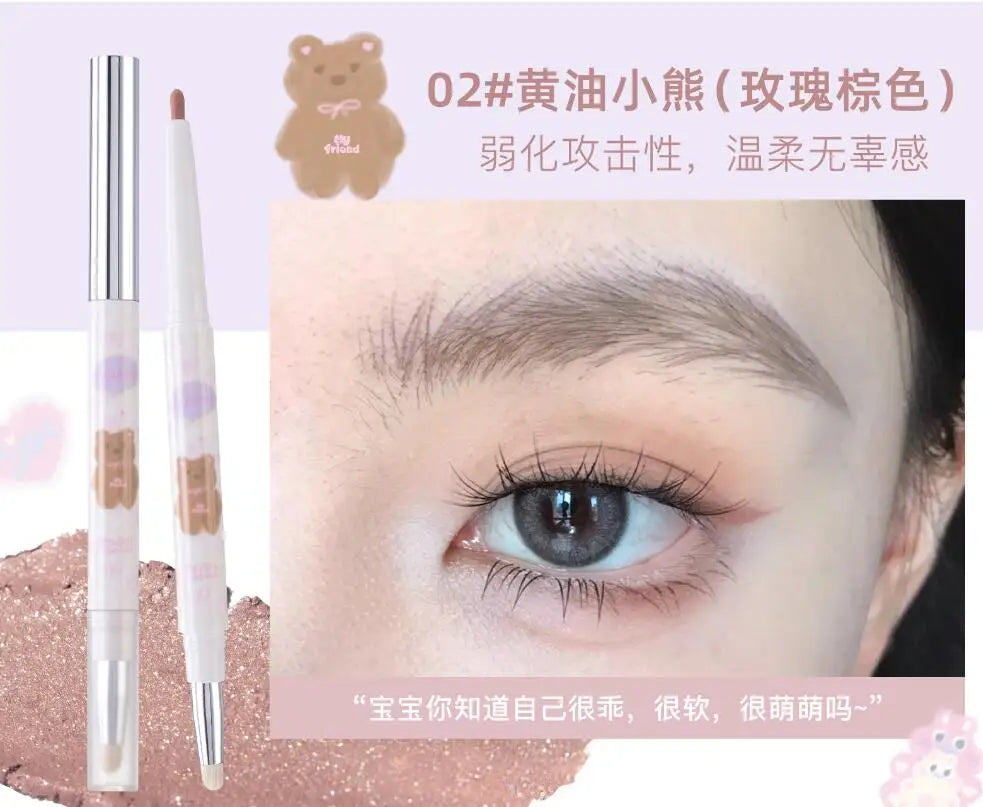 FLORTTE Eyeliner Gel Pen Double Head 2.4g