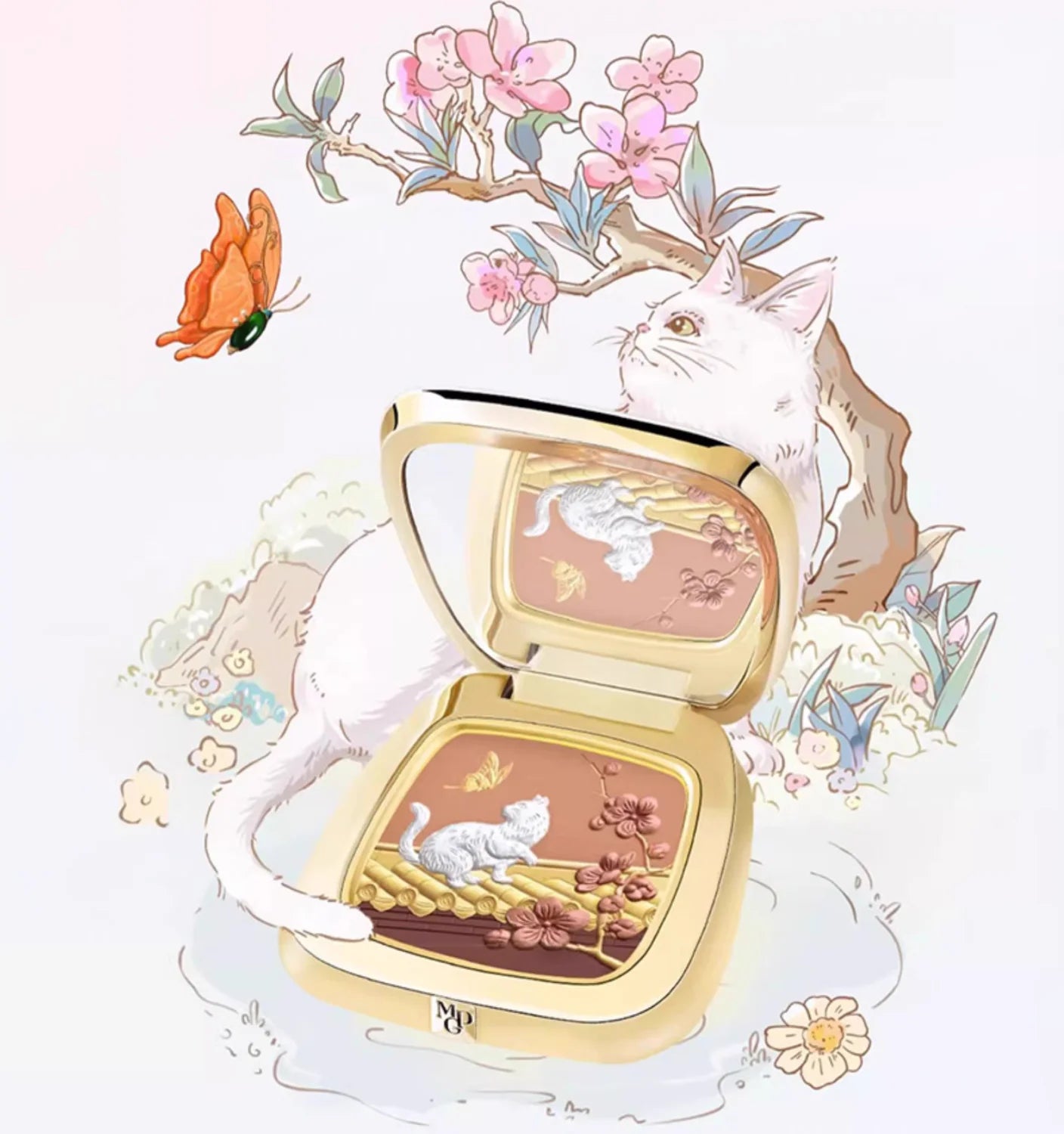 MAOGEPING Eyeshadow Palette – Frolicsome Royal Kitty