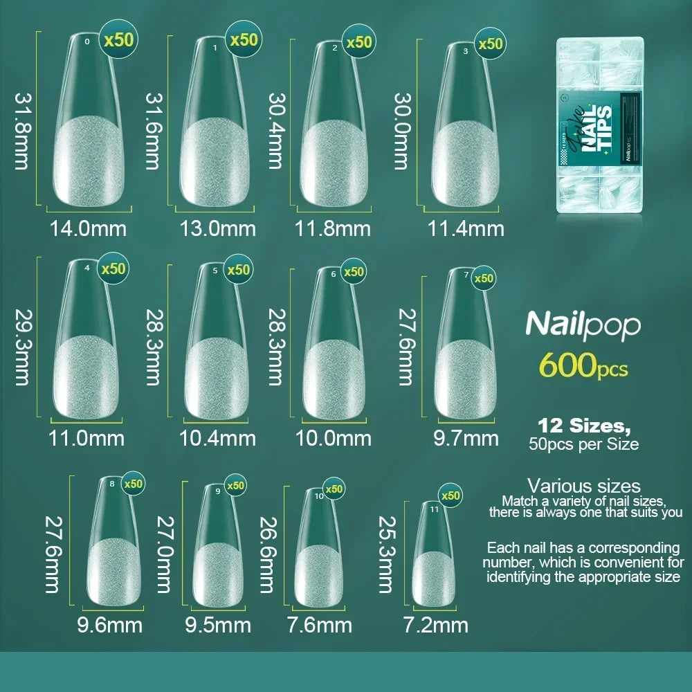 Nailpop Soft Gel X Nail Tips