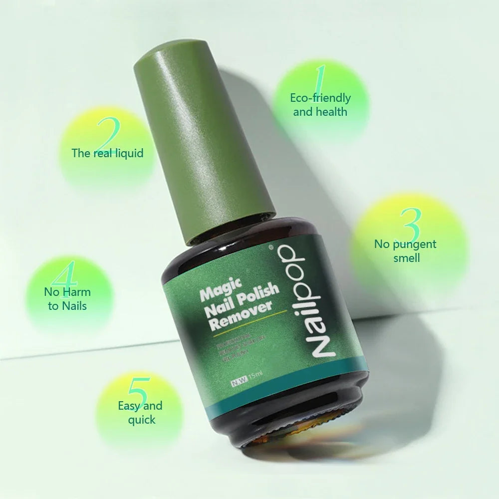 Nailpop Magic Remover – Rimuovi lo Smalto Gel in 3 Minuti (15ml)