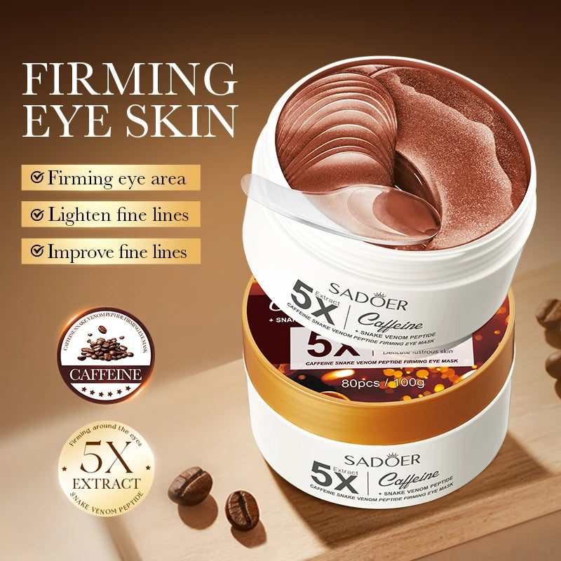 SADOER Caffeine Eye Mask – 60 pezzi