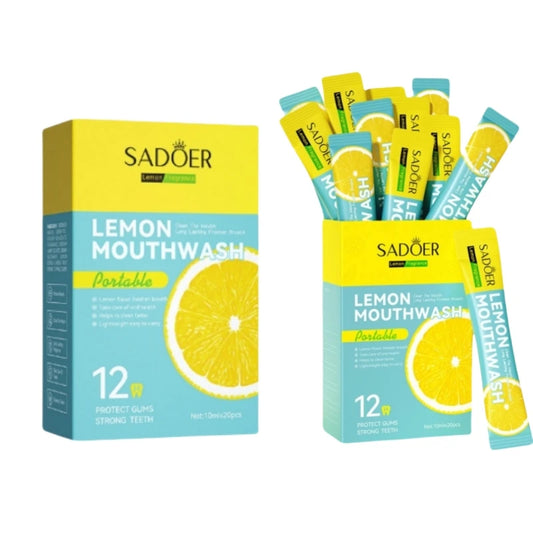 SADOER Collutorio al Limone Monodose (20 Pezzi)