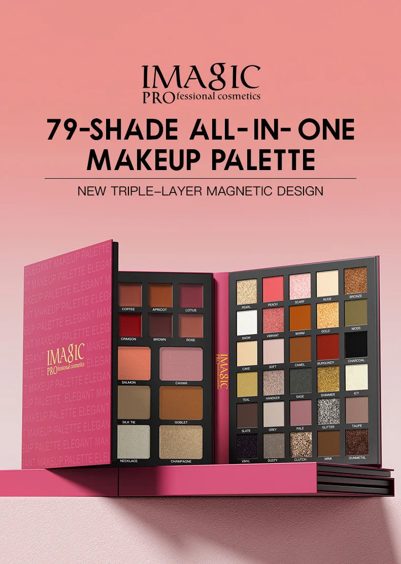 IMAGIC 79-Color 5-in-1 Makeup Palette