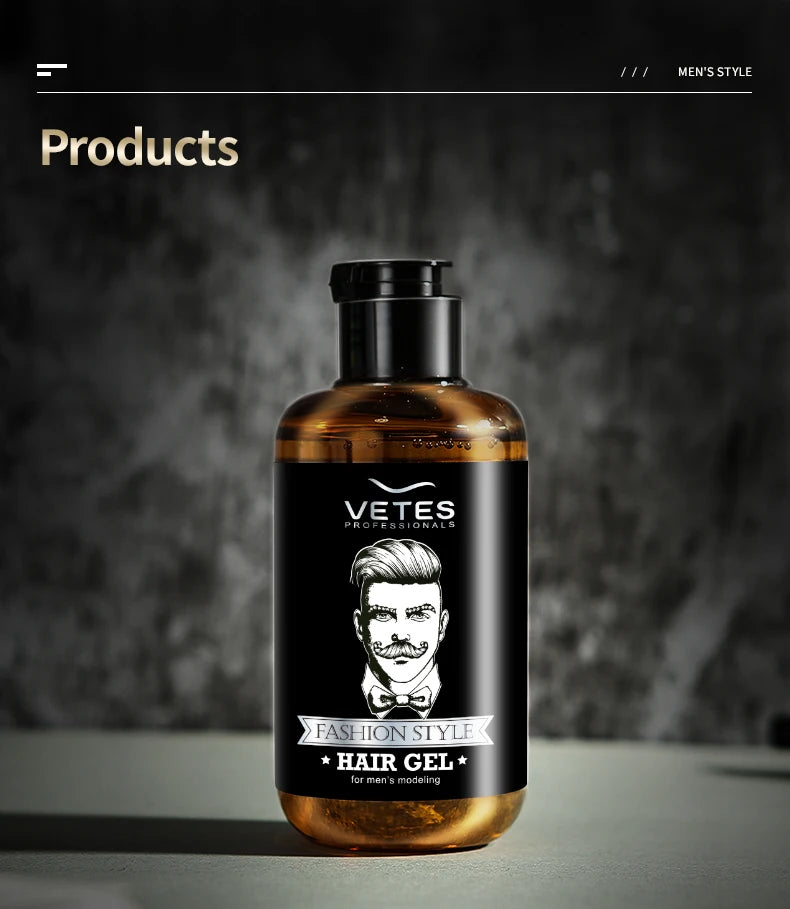 VETES Hair Styling & Curl Defining Gel (200ml)