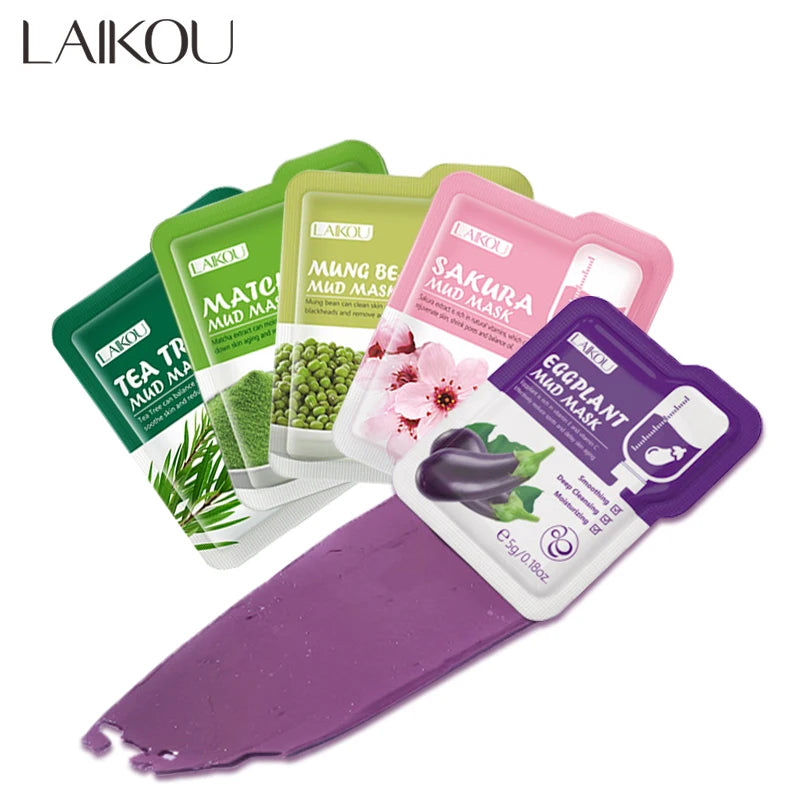 LAIKOU 5pcs Mud Mask Set