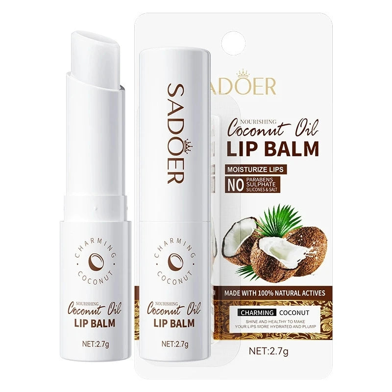 SADOER Lip Balm – Coconut, Aloe Vera & Vitamin C