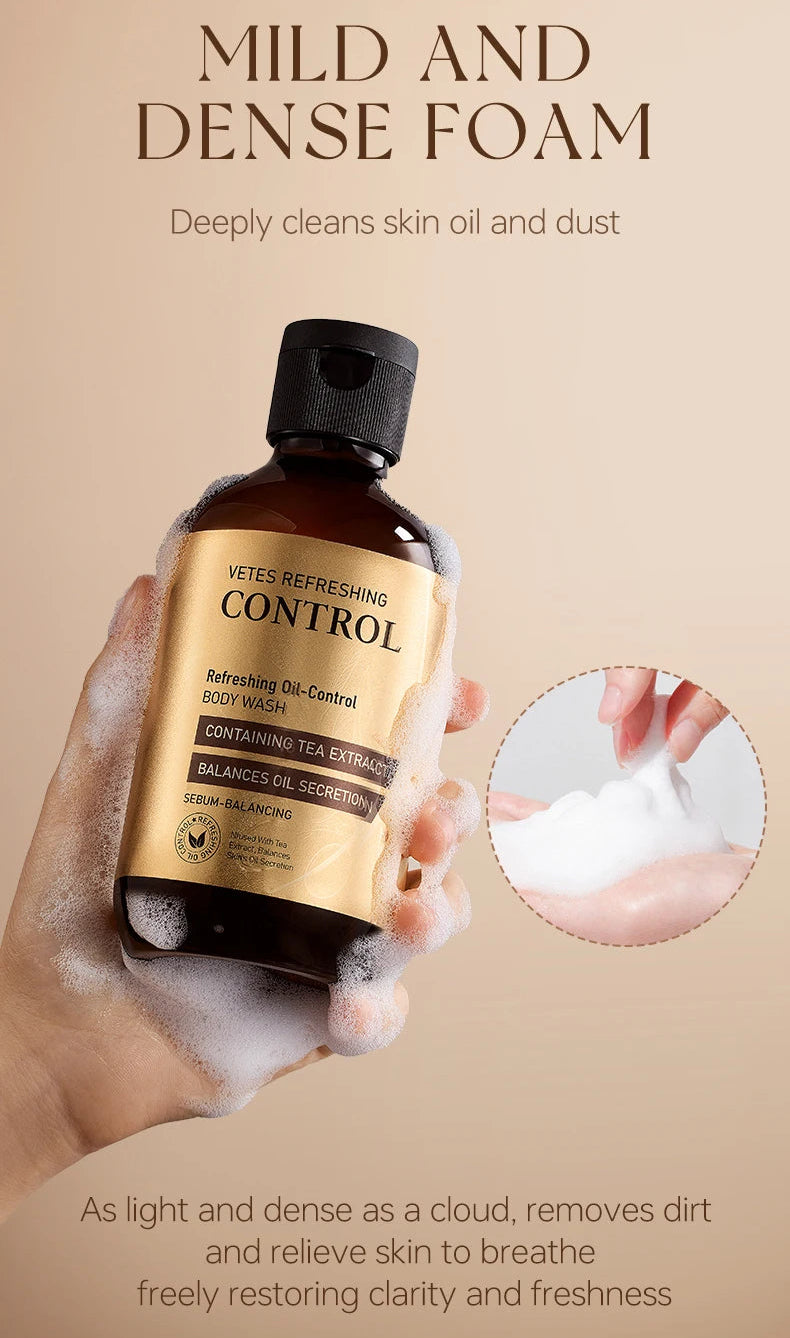 Vetes Body Wash 260ml – Gel Doccia al Profumo di Tè