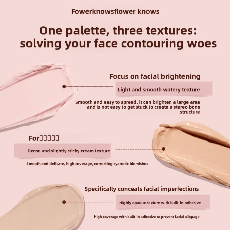 Flower Knows The Sweetie Bear 4 Colori Concealer Palette