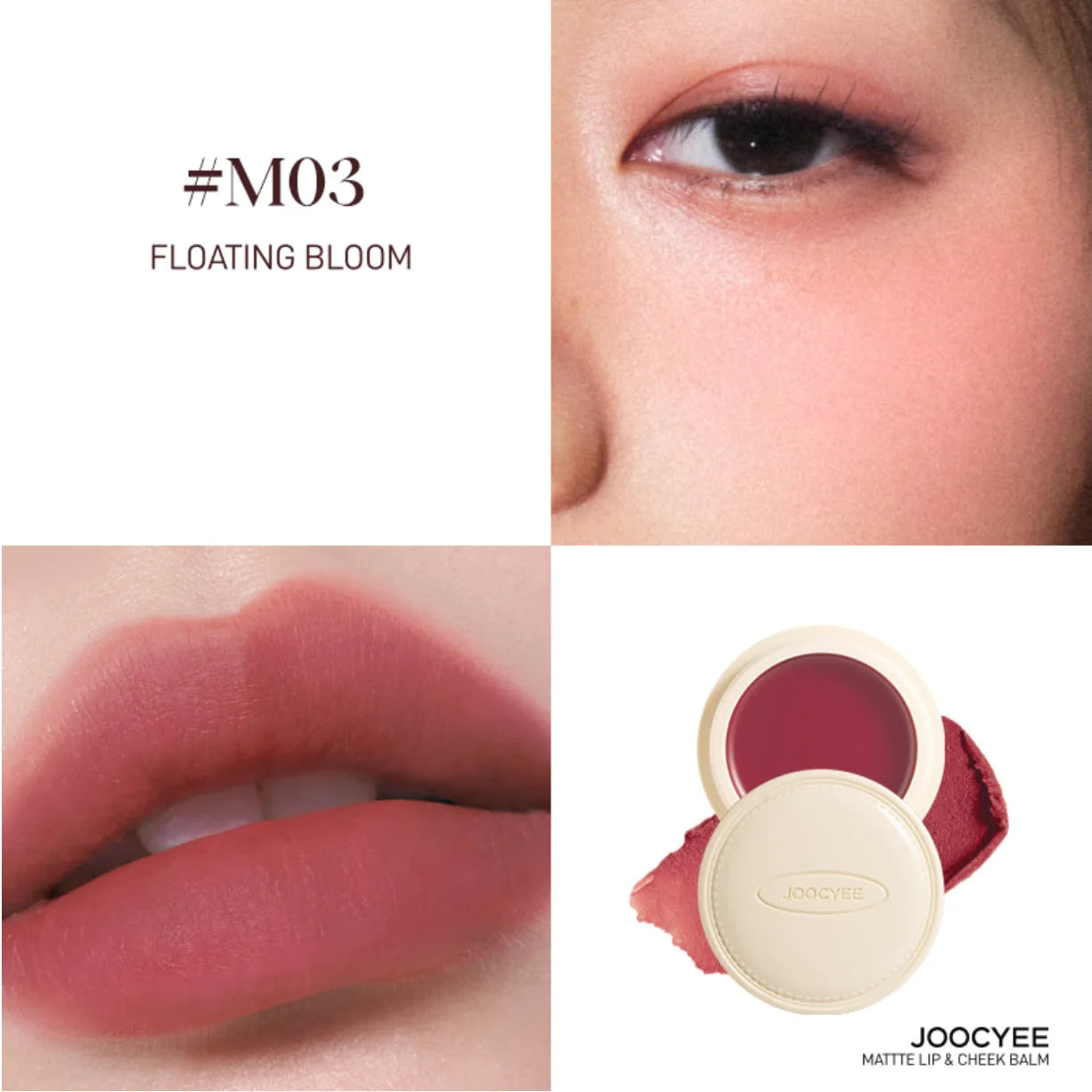 Joocyee Tipsy Night Matte Lip & Cheek Balm