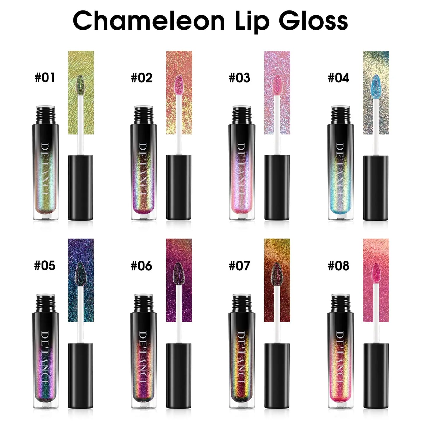 DE'LANCI Glitter Chameleon Lip Gloss